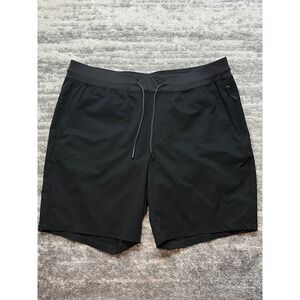 Western Rise Shorts Mens 34 Black Boundless Active Performance Drawstring
